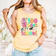 100th Day Of School Teacher Books 100 Days Of School Women Comfort Colors Tank Top Grey