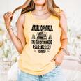 Abibliophobia Definition Book Reading Lover Fans Text Comfort Colors Tank Top Grey