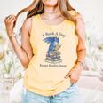A Book A Day Keeps Reality Away Premium Tri-Blend Comfort Colors Tank Top Grey