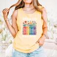 Book Flower Radicalized By Basic Decency Feminist Leftist Comfort Colors Tank Top Grey