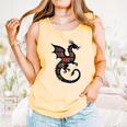 Book Lover Bookworm Reading Books Dragon Comfort Colors Tank Top Grey