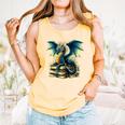Book Lover Reading Fantasy Dragon Comfort Colors Tank Top Grey Book Lover Reading Fantasy Dragon Comfort Colors Tank Top Grey