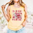 All Booked For Valentines Book Coffee Teacher Women Comfort Colors Tank Top Grey