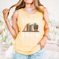Books Reading Lovers Bookworm Librarian Book Nerd Read Comfort Colors Tank Top Grey