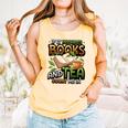 Bookworm If It Involves Books And Tea Lover Reading Premium Tri-Blend Comfort Colors Tank Top Grey