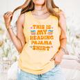 Bookworm This Is My Reading Pajama Book And Pajama Comfort Colors Tank Top Grey Bookworm This Is My Reading Pajama Book And Pajama Comfort Colors Tank Top Grey