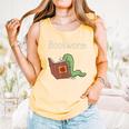 Bookworm Worm Reading Book Lover Read Books Librarian Comfort Colors Tank Top Grey