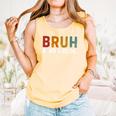 Bruh Read a Book Comfort Colors Tank Top Grey