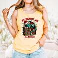Christmas Dragon My Holidays Are All Booked Book Lovers Kids Comfort Colors Tank Top Grey
