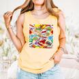 Comic Book Pop Art Modern Fun Comfort Colors Tank Top Grey