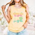 Crochet And Reading Crocheter Bookish Crocheting Book Lover Comfort Colors Tank Top Grey