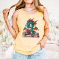 Cute Dragon Reading a Book Bookworm For Men Women Kid Comfort Colors Tank Top Grey Cute Dragon Reading a Book Bookworm For Men Women Kid Comfort Colors Tank Top Grey