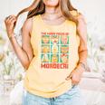 DCC Many Faces Of Mordecai Grid Gamer Series Book Comfort Colors Tank Top Grey DCC Many Faces Of Mordecai Grid Gamer Series Book Comfort Colors Tank Top Grey