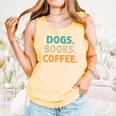 Dogs Books Coffee Book Lover Dogs Coffee Comfort Colors Tank Top Grey Dogs Books Coffee Book Lover Dogs Coffee Comfort Colors Tank Top Grey