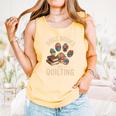 Dogs Books And Quilting Comfort Colors Tank Top Grey Dogs Books And Quilting Comfort Colors Tank Top Grey