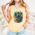 Dragon Reading Colorful Fantasy Book Lover Comfort Colors Tank Top Grey Dragon Reading Colorful Fantasy Book Lover Comfort Colors Tank Top Grey