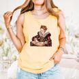 Elizabeth I Reading A Book Comfort Colors Tank Top Grey
