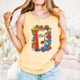Equal Rights Book Flower Resist Feminist LGBTQ Floral Comfort Colors Tank Top Grey