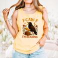 F CAW F Crow I'm Reading Book Lover Fall Comfort Colors Tank Top Grey F CAW F Crow I'm Reading Book Lover Fall Comfort Colors Tank Top Grey