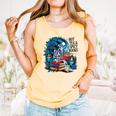 Hot Tea & Spicy Books Skeleton Reader Comfort Colors Tank Top Grey