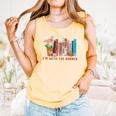 I'm With The Banned Books – Book Lover Librarian Reading Comfort Colors Tank Top Grey