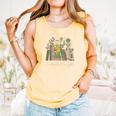 I'm Booked Tonight Floral Books Cozy Reading Graphic Comfort Colors Tank Top Grey