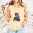 I'm OK Reading Books Library Bookworm Bookish Book Lover Comfort Colors Tank Top Grey
