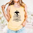 It's Too Nonfictiony Outside Book Dragon Reading Fantasy Era Premium Tri-Blend Comfort Colors Tank Top Grey