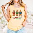 Just Booked For The Holidays Gingerbread Comfort Colors Tank Top Grey