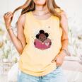 Just A Girl Who Loves Books Cute African American Afro Comfort Colors Tank Top Grey Just A Girl Who Loves Books Cute African American Afro Comfort Colors Tank Top Grey