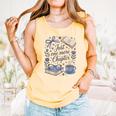 Just One More Chapter Book Lover Reading Quote Comfort Colors Tank Top Grey Just One More Chapter Book Lover Reading Quote Comfort Colors Tank Top Grey