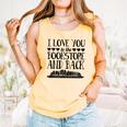 I Love You To The Bookstore And Back Comfort Colors Tank Top Grey