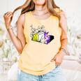 Non-Binary Book Lover Nonbinary Daisy LGBT Reading Pride Comfort Colors Tank Top Grey