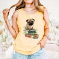Pug Dog Reading Book Coffee Read Books Be Kind Stay Weird Comfort Colors Tank Top Grey Pug Dog Reading Book Coffee Read Books Be Kind Stay Weird Comfort Colors Tank Top Grey