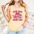 Read Your Heart Out Teacher Valentine Reading Book Lover Comfort Colors Tank Top Grey