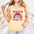 Read Your Heart Out Valentines Day Teachers Book Lovers Comfort Colors Tank Top Grey