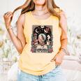 The Reader Tarot Card Shirt Bird Book Lover Bookworm Comfort Colors Tank Top Grey