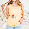 Reading 6-7 Six Seven Meme English Teacher Book Lover Comfort Colors Tank Top Grey