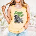 Reading Trash Racoon Bookworm Bookish Librarian Book Lover Comfort Colors Tank Top Grey