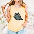 i Require Books Raccoon Comfort Colors Tank Top Grey
