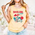 Retro Book Girl Summer For Women Beach Reading Comfort Colors Tank Top Grey Retro Book Girl Summer For Women Beach Reading Comfort Colors Tank Top Grey