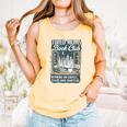 Retro Tired Moms Book Club Bookish Booktrovert Mother's Day Comfort Colors Tank Top Grey