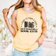 Retro I Tried To Form A Gang But It Turned Into A Book Club Comfort Colors Tank Top Grey