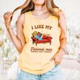 Smutty Book Lover I Like My Fictional Men Spicy Book Comfort Colors Tank Top Grey