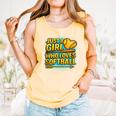 Softball Just A Girl Comic Book Style Graphic For Teens Comfort Colors Tank Top Grey