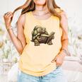 Sulcata Tortoise Reading A Book Comfort Colors Tank Top Grey Sulcata Tortoise Reading A Book Comfort Colors Tank Top Grey