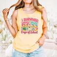 Survived 67 Days Of School Ice Cream Drip Apple Pencil Book Comfort Colors Tank Top Grey