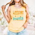 I Survived Reading Banned Books Read Librarian Men Women Comfort Colors Tank Top Grey