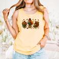 Teacher Fall Thanksgiving Turkey Reading Books Lovers Comfort Colors Tank Top Grey