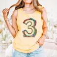 Toddler 3rd Birthday Books Themed 3 Year Old Boys Kids Girls Comfort Colors Tank Top Grey